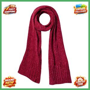 Thick Cable Knit Winter Scarf for Women, 70 Inch Long, Acrylic Fabric, Warm